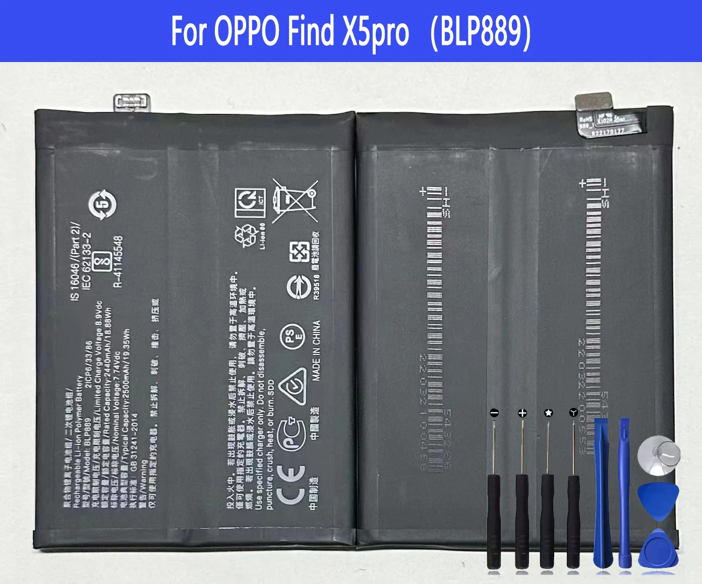 BLP889 Batérie Pre OPPO Nájsť X5pro Opravy Časť Pôvodnej Kapacity Mobilného Telefónu, Batérie Bateria