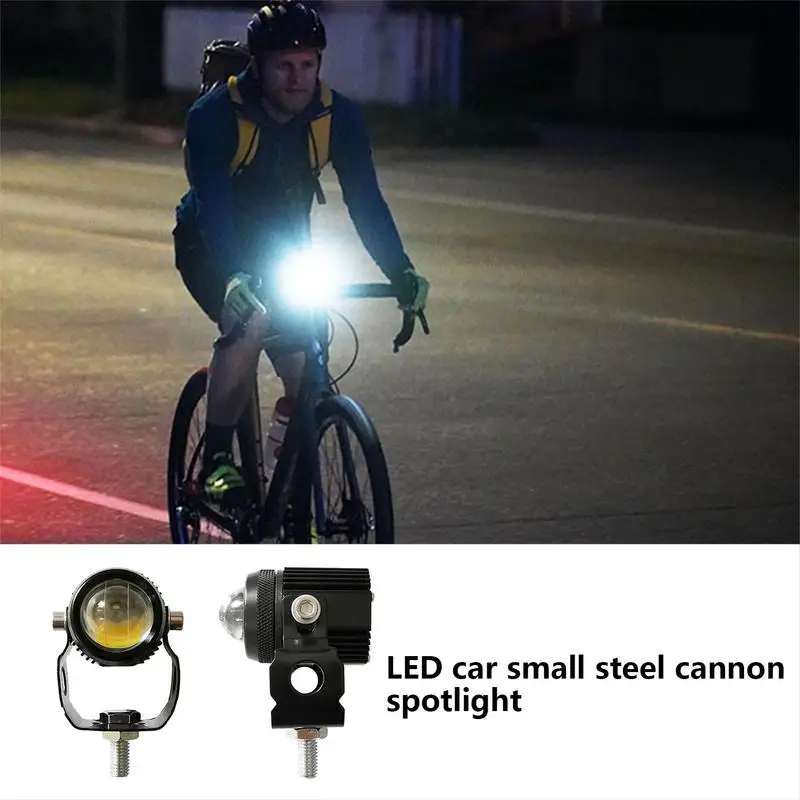 Motocyklové Jazdy Svetlo LED Motorke Spot Light 2 Ks Dual Farba Šošovky Lúč Pomocné 12V-24V Noc na Koni Svetlomet Príslušenstvo