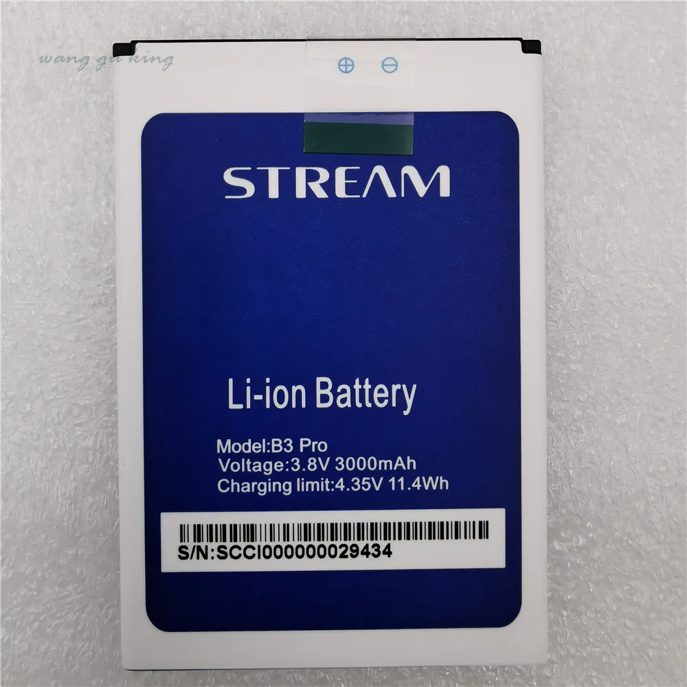 3000mAh 3.8 V Batériou Pre STREAM B3 pro Mobilný Telefón Batterie Bateria Vymeniť Súčiastky