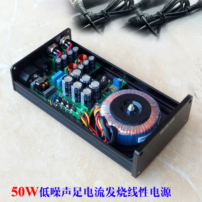 50W DC lineárne stabilné napájanie DC12V horúčka audio pevný disk rámček NAS smerovač MAC PCHiFi