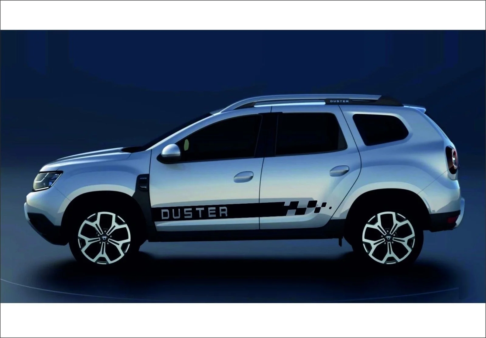 Pre 2ks/Pár TOALETNÝ Renault & Dacia 2x Aufkleber telo kotúča, vinyl grafický prúžok nálepkou loga