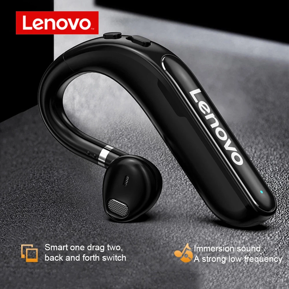 Originálne Lenovo TW16 Bluetooth Bezdrôtové Slúchadlá Jedno Ucho Handsfree Nepremokavé Headset Redukcia Šumu s Micphone