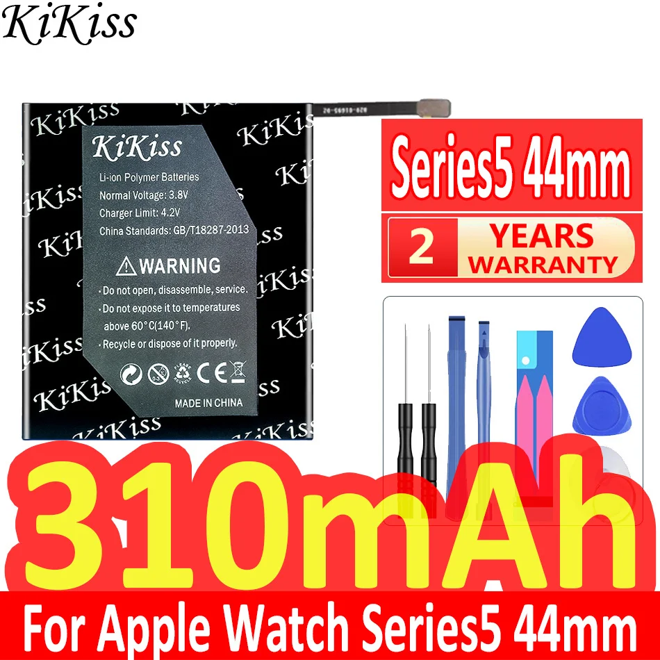 KiKiss Series5 S5 40 mm 44 mm Series4 40 mm 44 mm Batéria pre Apple Hodinky iWatch Série 4 S4 5 S5 40 mm 44 mm kontakty batérie + Bezplatné Nástroje