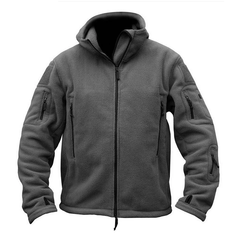 Predaj pánskej Taktické Outdoor Bunda Poľovnícke Oblečenie Fleece Multi-Nepremokavé vrecko Vetru Jarný Kabát časovo Obmedzená Ponuka