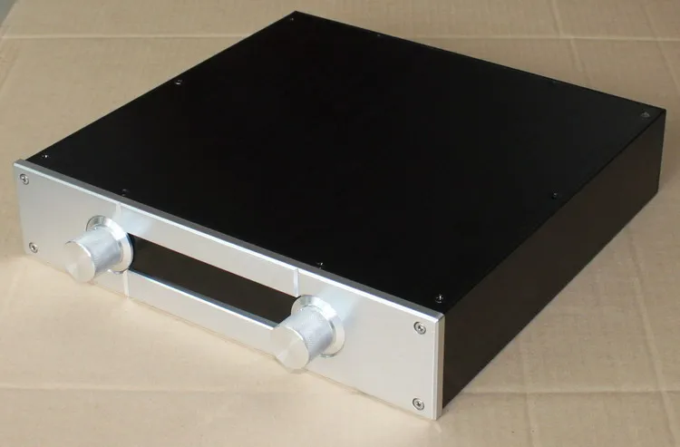 Nové hliníkové šasi domáce audio zosilňovač prípade DIY AMP Projektu skrini veľkosť 308 * 320 * 70 MM
