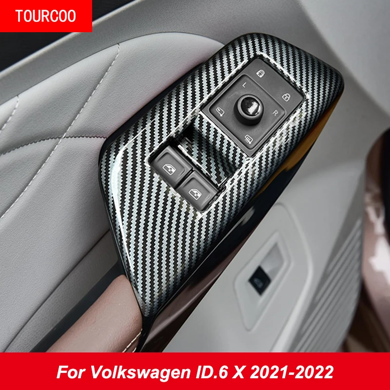 Pre Volkswagen 2021 2022 ID6 X/CROZZ Interiéru Okno Výťah Prepnúť Panel Výbava Kryt Nálepky Auto Úprava Príslušenstvo