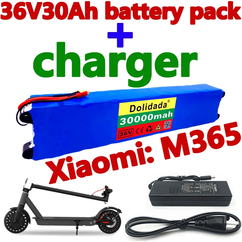 36V30Ah Skúter Batéria pre Xiao Mijia M365 36V30000mAh Batériou Elektrický Skúter BMS Rada pre Xiao M365+Nabíjačka