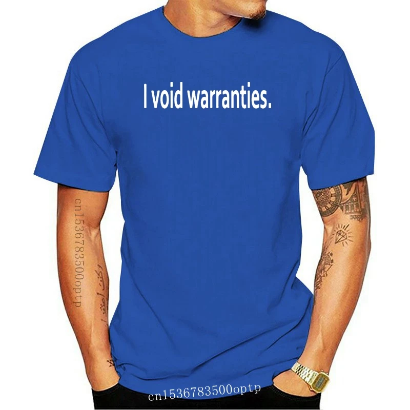 Nová som neplatné Záruky Mens Geek T-shirt výpočtovej Tech Technik PC Zábavné Pohode Čaj