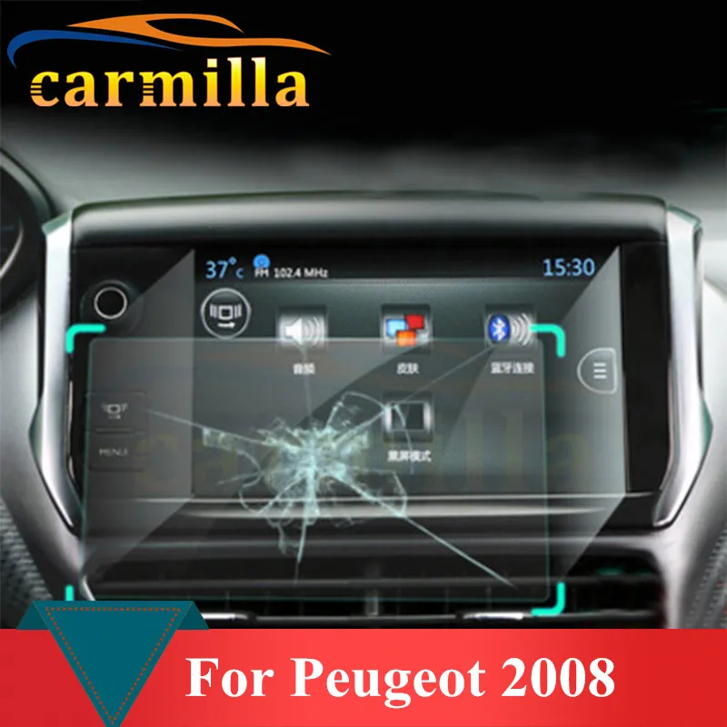 Auto Centrálne Nastavenie Panel Navigácia Film Proti Poškriabaniu Ochranu pre Peugeot 2008 Rok 2014 2015 2016 Acc.