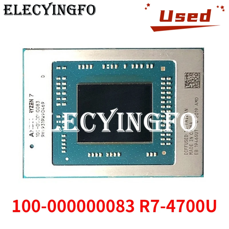 Používa 100-000000083 R7-4700U CPU BGA Chipset re-balled Testované 100% Pracujúcich