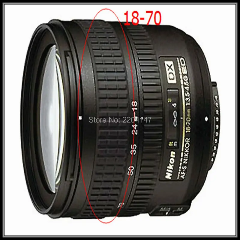 Super Kvalita NOVÝ Objektív Zoom Gumový Krúžok Gumová Rukoväť Gumy Pre Nikon AF-S DX 18-70 MM 18-70 MM f/3.5-4.5 G if-ED Opravy Časť