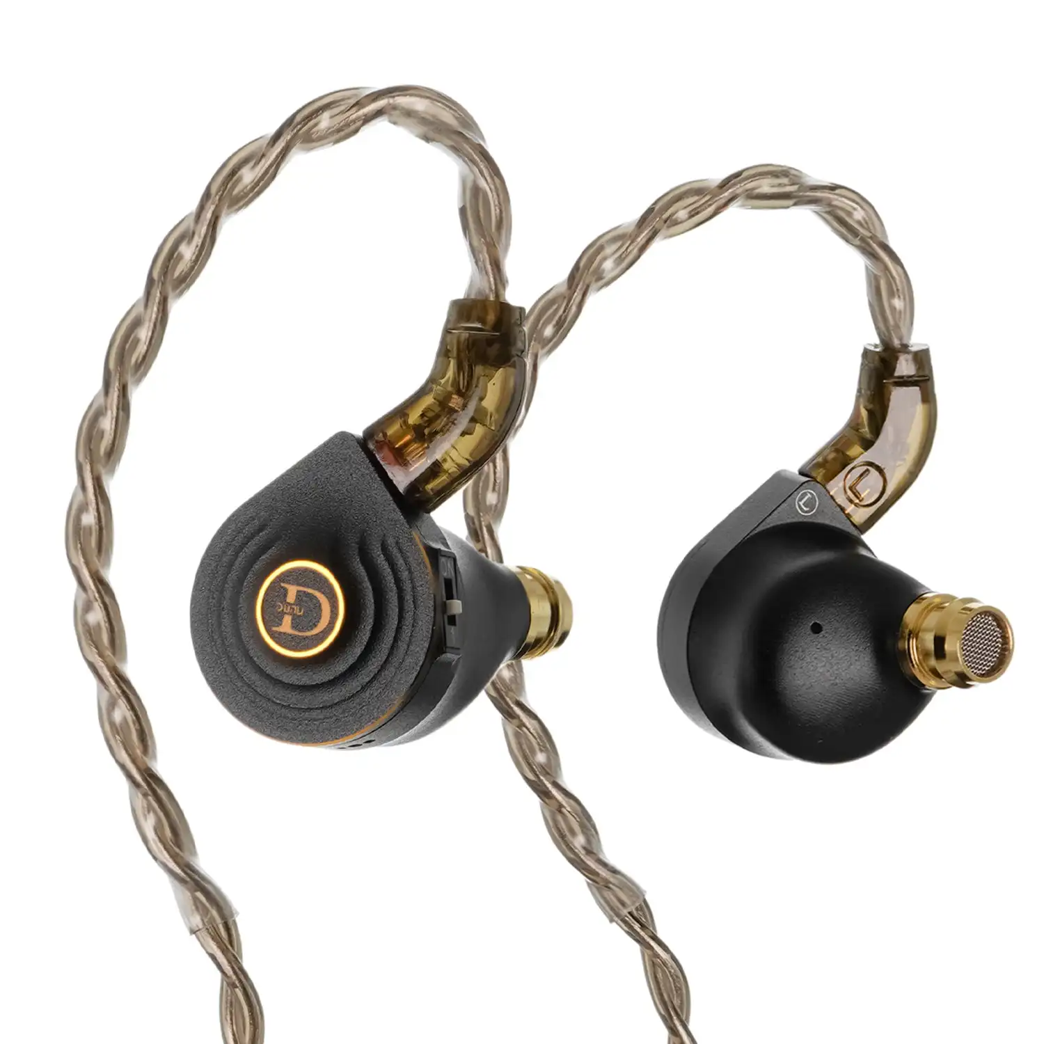 DUNU TALOS HiFi Hi-Res In-Ear Slúchadlá 1Planar + 2BA Hybridné Ovládač IEM Slúchadiel 0.78 mm 2Pin Odnímateľný Kábel Headsetu