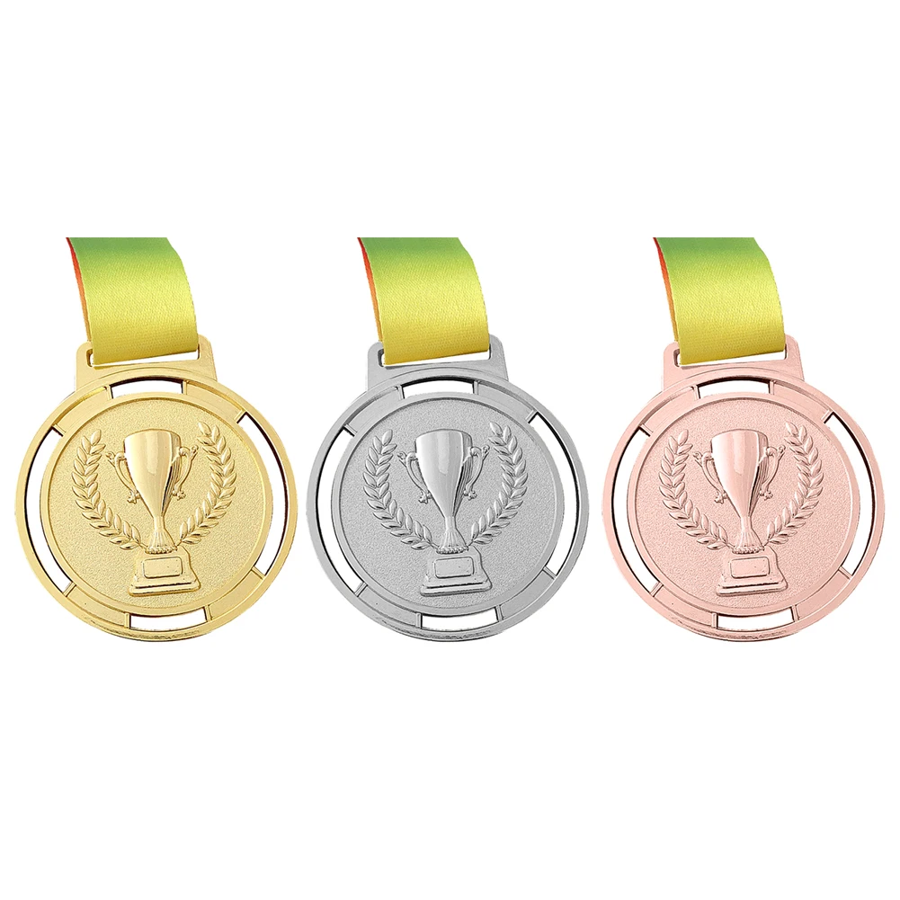 Ocenenie Medaila Zlato Striebro Bronz Víťaz Odmenu Podporiť Odznak Súťaží Ceny Vonkajšie detské Hry, Súťaže, víťaz Suvenír