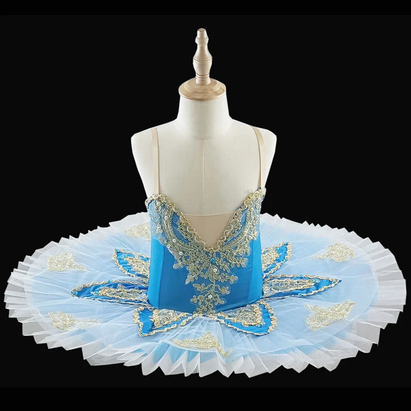 2022 Modrá Profesionálne Balet Tutu Dospelých Dieťa Kvet Baletu Šaty Pre Dievčatá, Deti Trikot Balerína Šaty Žien Tanečné Nosiť
