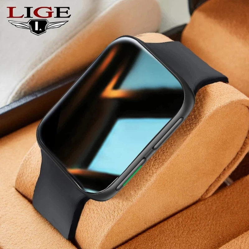 LIGE Nové 1.75-palcový Farebný Displej Smart Hodinky Ženy Muži Nepremokavé Bletooth Hovor Smartwatch Šport Fitness Tacker Dámske Hodinky