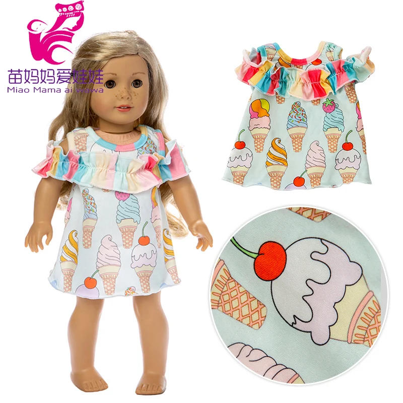 18-palcové bábika šaty pre 43 cm new born baby doll nosenie 18-palcové american doll oblečenie