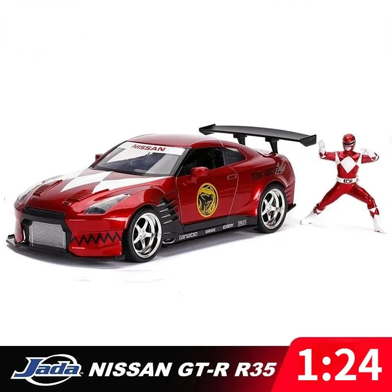 1:24 2009 Nissan GT-R Dinosaura Tím Diecast Kovový Model Automobilu Zliatiny Auto S Bábiky, Hračky, Darčekové Zber Z44