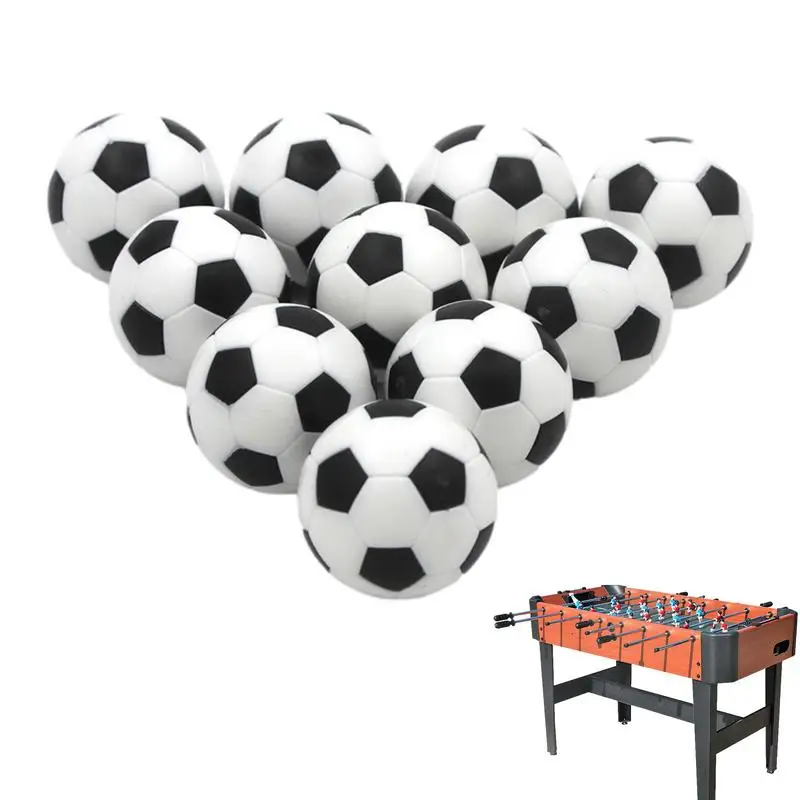 Mini Black A White Soccer Balls Stolný Futbal Soccer Pre Nahradenie Stolný Futbal Foosballs Náhradné Lopty Pre Deti Dospelých