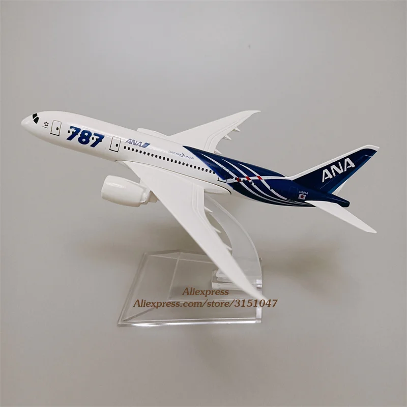 Zliatiny Kovov Japan Air ANA B787 Airlines Diecast Lietadlo Model ANA Boeing 787 Dýchacích ciest Rovine Model Postaviť Lietadlo Deti Darčeky 16 cm