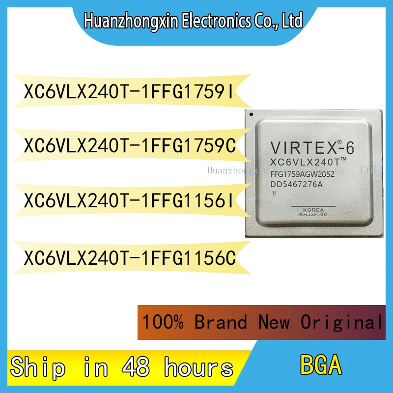 XC6VLX240T-1FFG1759I XC6VLX240T-1FFG1759C XC6VLX240T-1FFG1156I XC6VLX240T-1FFG1156C BGA Čipy Integrovaný Obvod Microcontroller