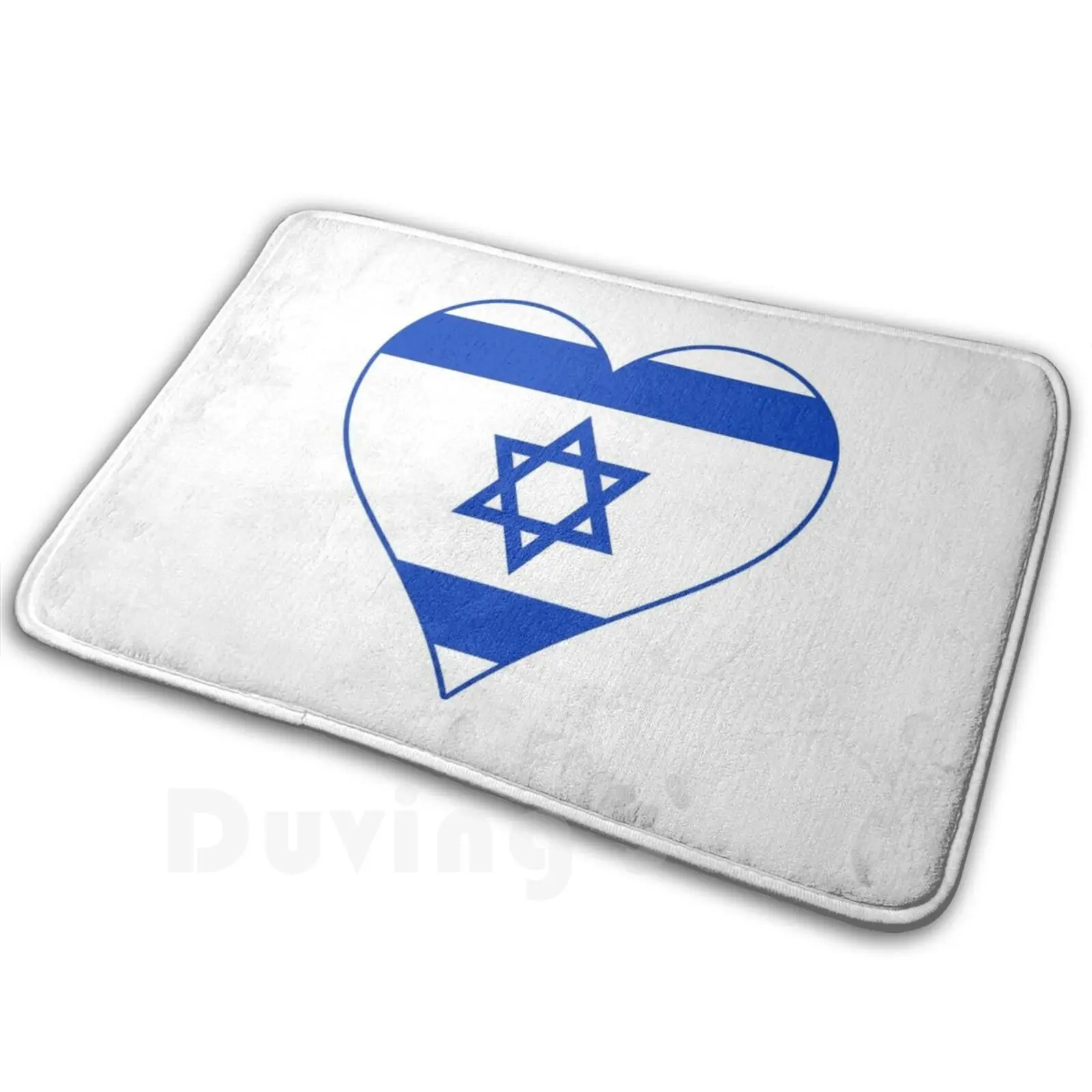 Izrael Koberec Mat Koberec, Vankúš Mäkký Izrael Vlajka Srdce Vlajka Srdca