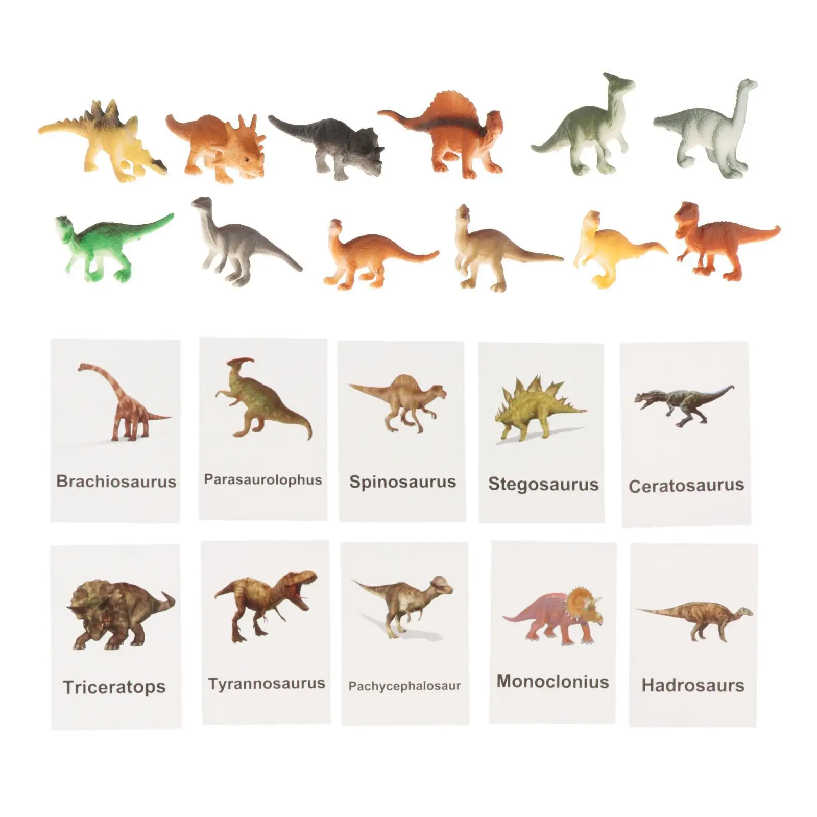 Dinosaurov Obrázok Hračky Realisticky Miniatúrne Jazykové Vzdelávanie pre Strán