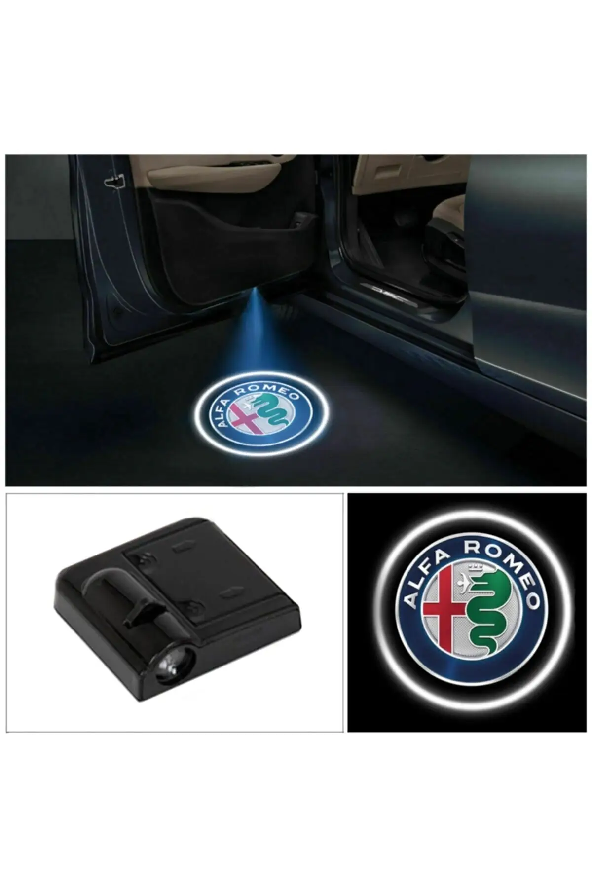 Alfa Romeo Batérie Lepidlo Pod Dverami Logo - Auto Príslušenstvo, Svetelné Dvere Logo, Úprave, Vyzdobiť Vaše Autá
