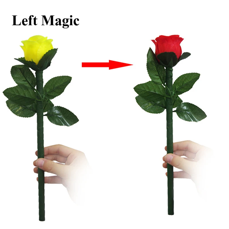 Zafarbenie Ruže (4 Farby Zmeniť) Kúzla Farby Zmeniť Kvet Magie Fáze Ulici Ilúzie Rekvizity Komédia Trik