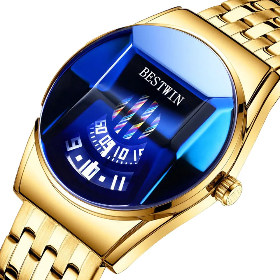 Nový výrobok! ! Automatické black technológie študent hodinky pánske motocyklový šport quartz nepremokavé pánske hodinky