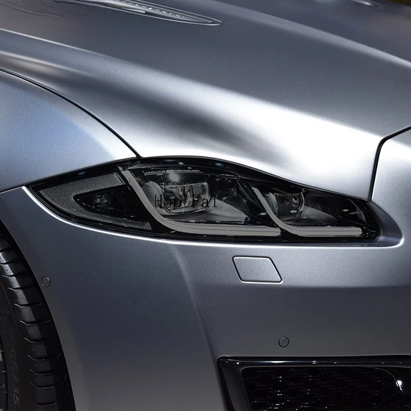 2 Ks Auto Svetlometu Ochranný Film Údené Čierny Odtieň Zábal Vinyl Transparentné TPU Nálepka Pre Jaguar XJ X351 2010-2019 XJR XJL