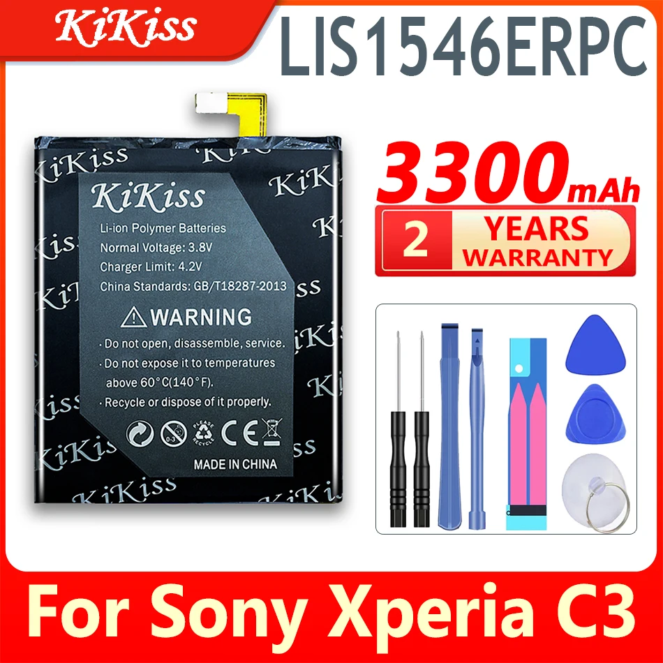 LIS1546ERPC Náhradné Batérie Pre Sony Xperia C3 T3 M50W S55T S55U D2502 D2533 D5103 LIS1546ERPC Telefón Batérie + Darček Nástroje