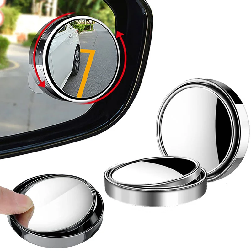 Auto Kolo Rám Vypuklé Blind Spot Zrkadlo Auto Moto 360° Nastaviteľný Wide-angle Clear Pomocné Spätné Zrkadlo Bezpečnosť Jazdy