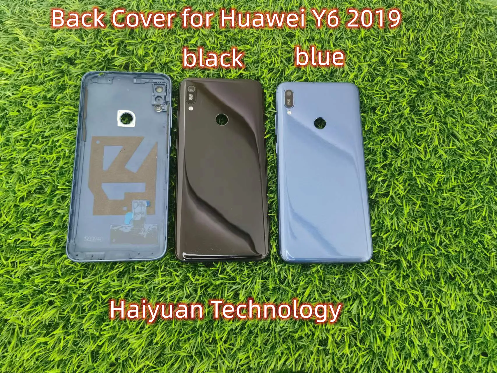 10PCS Pre Huawei Y6 2019 Kryt Batérie Späť Kryt Skla, Zadné Dvere, Sklenené panely, Ochranné puzdro Pre Huawei Y6 2019 Kryt Batérie