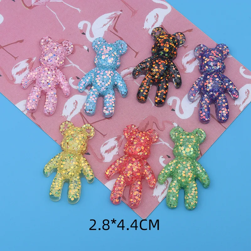 7PCS Gummy Bears Dizajnér Croc zobrazili kľúčové tlačidlá Set Nosenie Detí Ozdoby Na Obuv Ozdoby Ženy Príslušenstvo JIBZ Kolíky Veľkoobchod